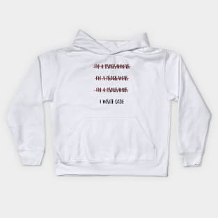 I Write Code Kids Hoodie